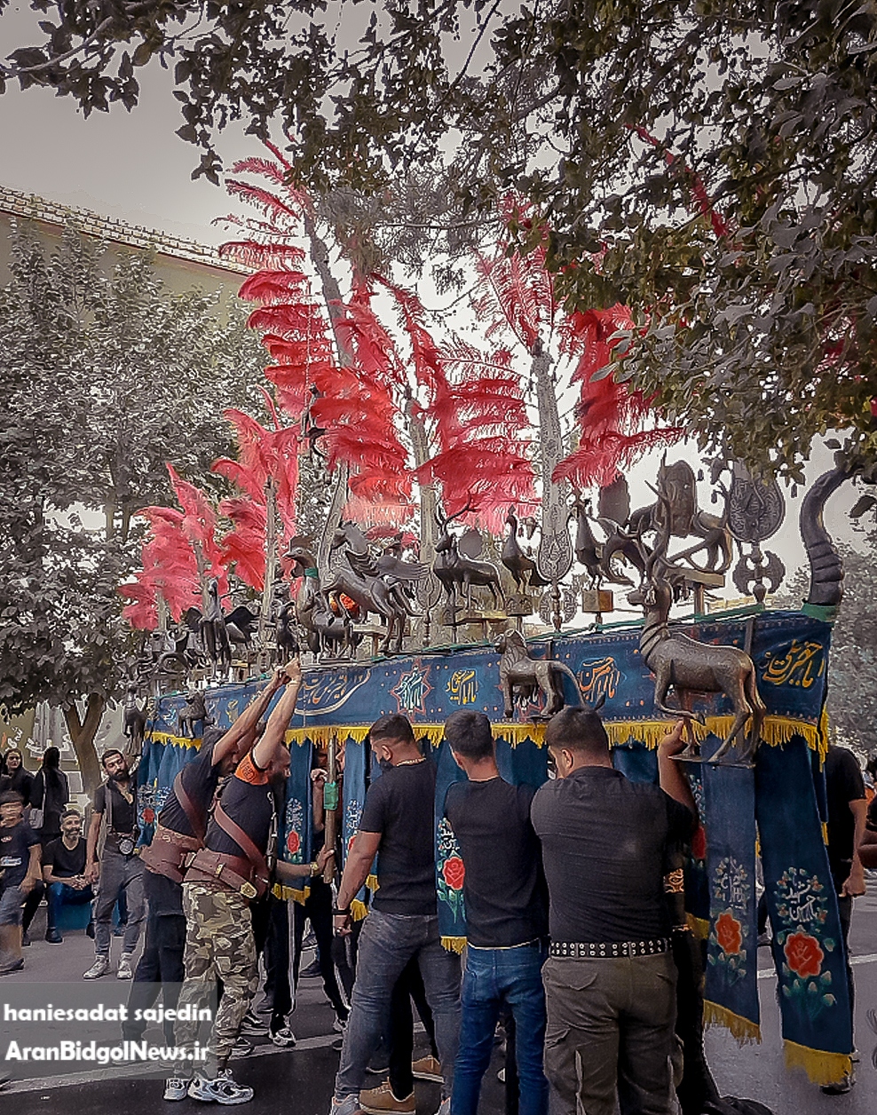 گزارش تصویری شبه قافله اباعبدالله حسین (ع) در نوش آباد (روز دوم محرم ) (بخش دوم)